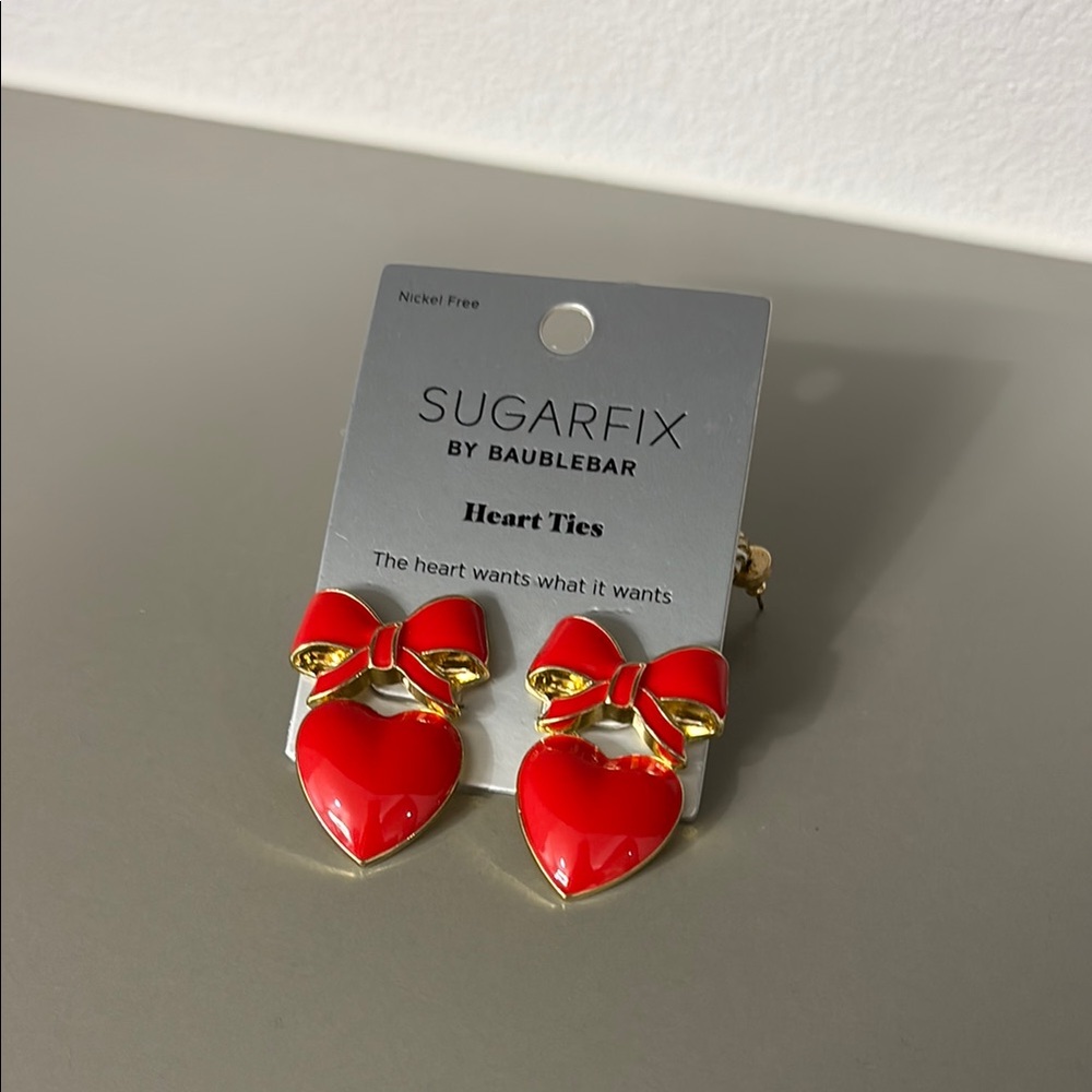 Red Heart Earrings